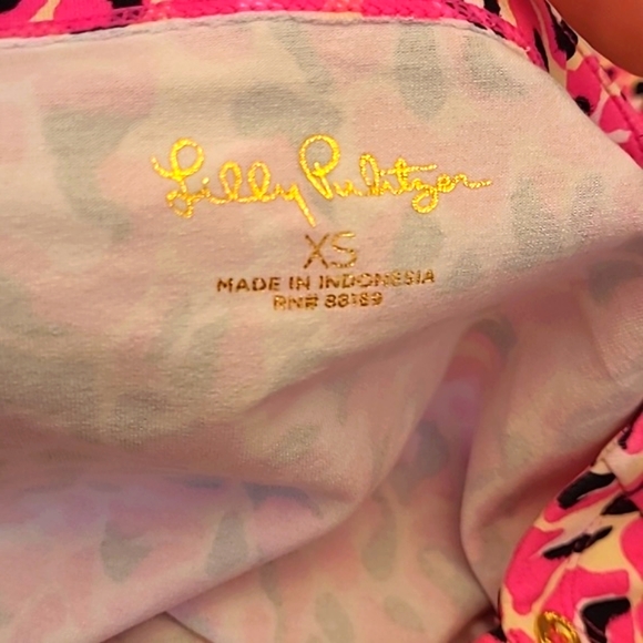 LILLY PULITZER pink cheetah dress - Picture 4 of 7